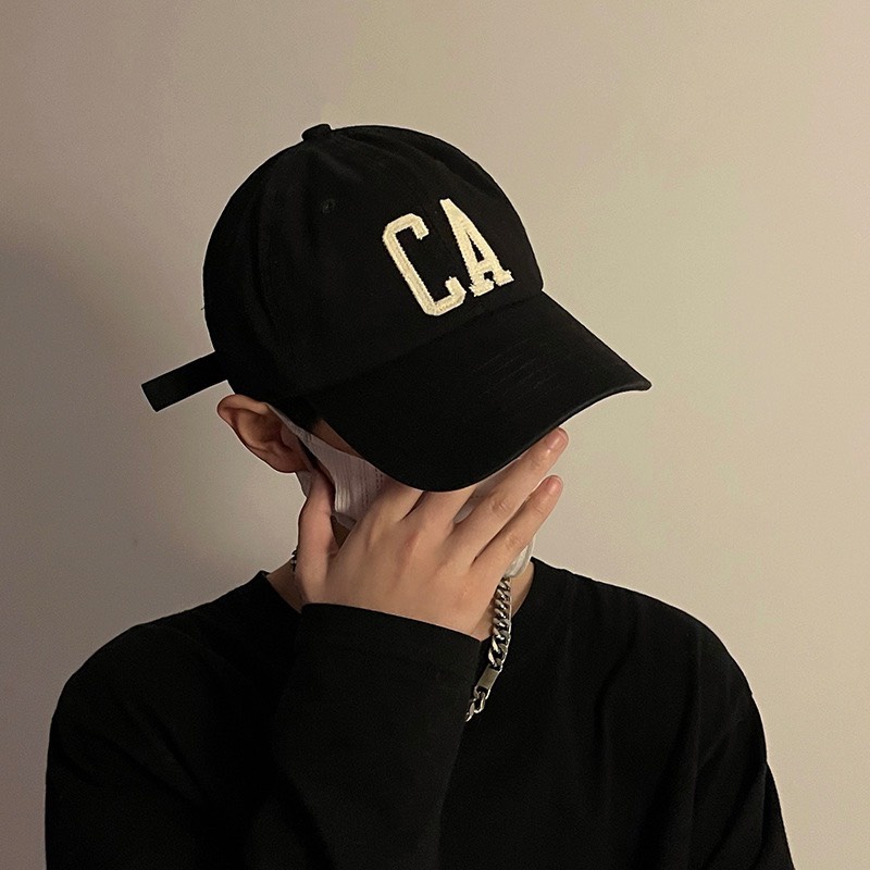 Mũ Lưỡi Trai Nón Kết Nhung Cao Cấp Thêu Chữ Ca 482 Phong Cách Ulzzang Form Unisex Nam Nữ - Hazo