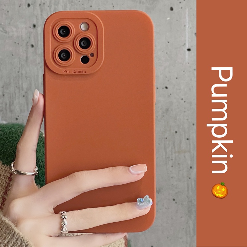 Ốp Điện Thoại Silicone Mềm Màu Trơn Cho Phone 13 Pro Max 11 12 Pro X XR XS Max 7 8 Plus SE 2020