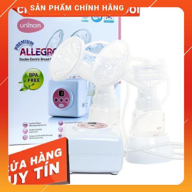 Combo máy hút sữa unimom Allegro và máy hâm rozabi