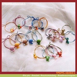 [4MOMS]THUN CỘT TÓC HÌNH THÚ 3D, CHUN BUỘC TÓC CHO MẸ VÀ BÉ