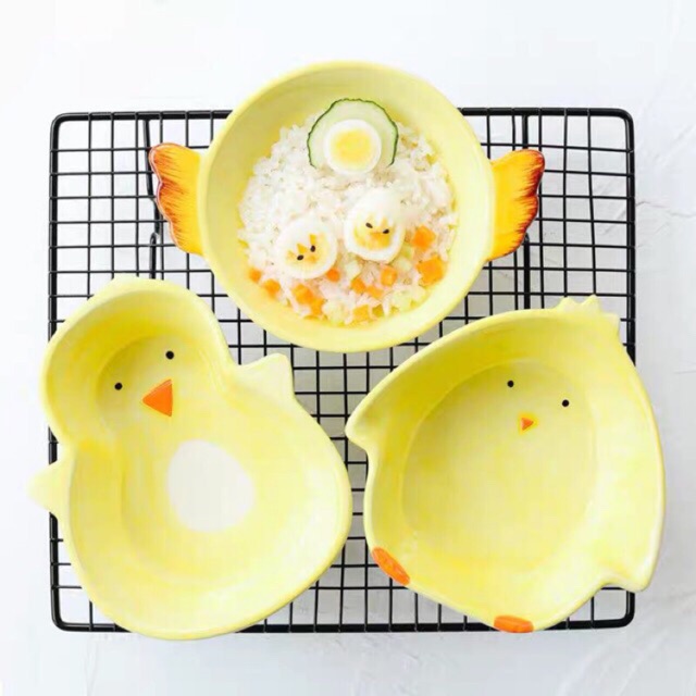 Bát sứ hình gà, vịt