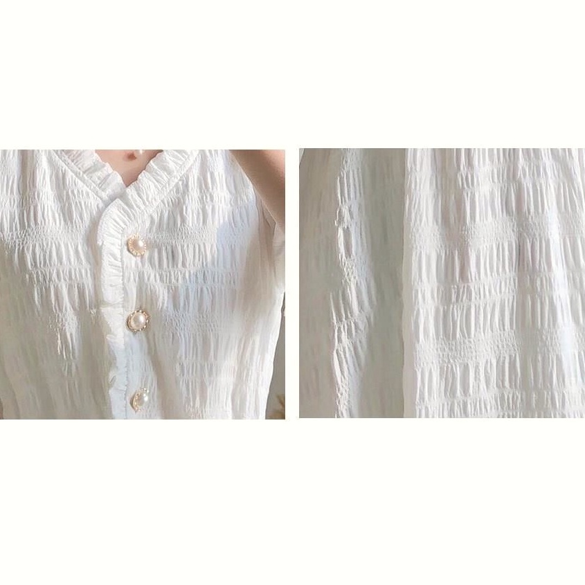 đầm trắng đầm bigsize nữ đầm dài đầm nữ váy tiểu thư sang chảnh đầm đi tiệc váy cổ v đầm khoét eo váy nữ xinh đầm tay phồng