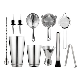 Bộ 11 Dụng Cụ Pha Chế Cocktail Bằng Thép Không Gỉ