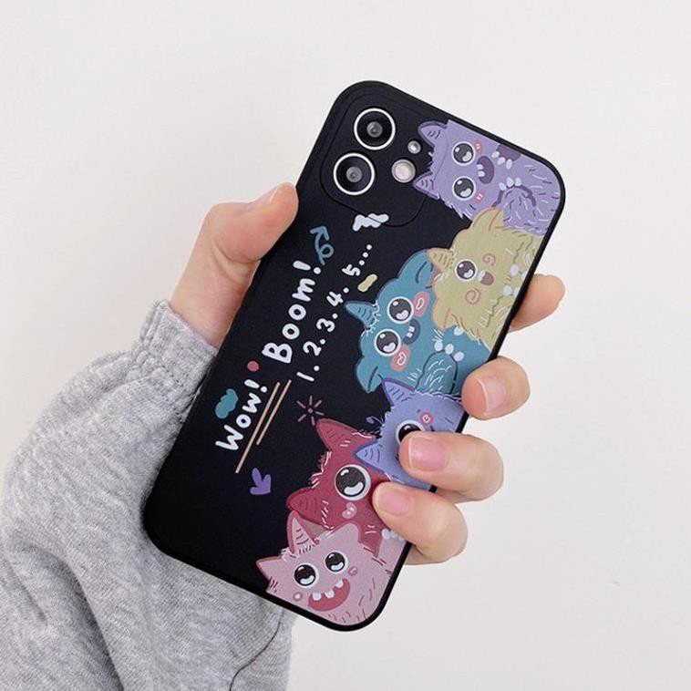 Ốp Iphone 11 Pro Max 11 11 Pro Xs max X 8plus 7plus 8 7 6plus 6splus Wow Boom 4 góc silicon bảo vệ camera