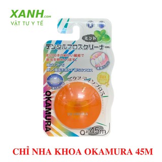 Chỉ nha khoa loại bỏ mảng bám trên răng Okamura 45m