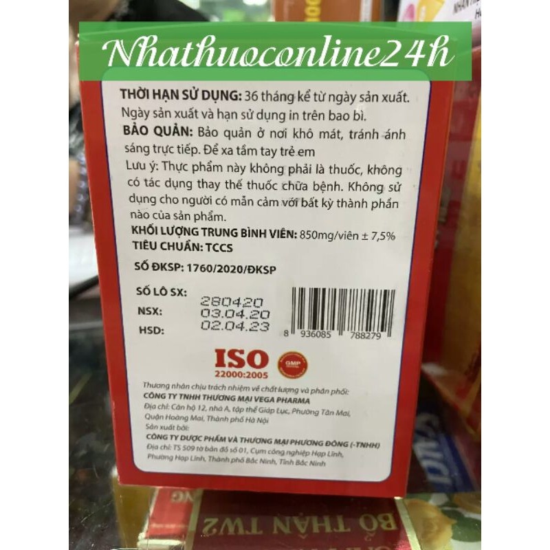 Viên Bổ Máu Fe Max (hộp 100 viên)