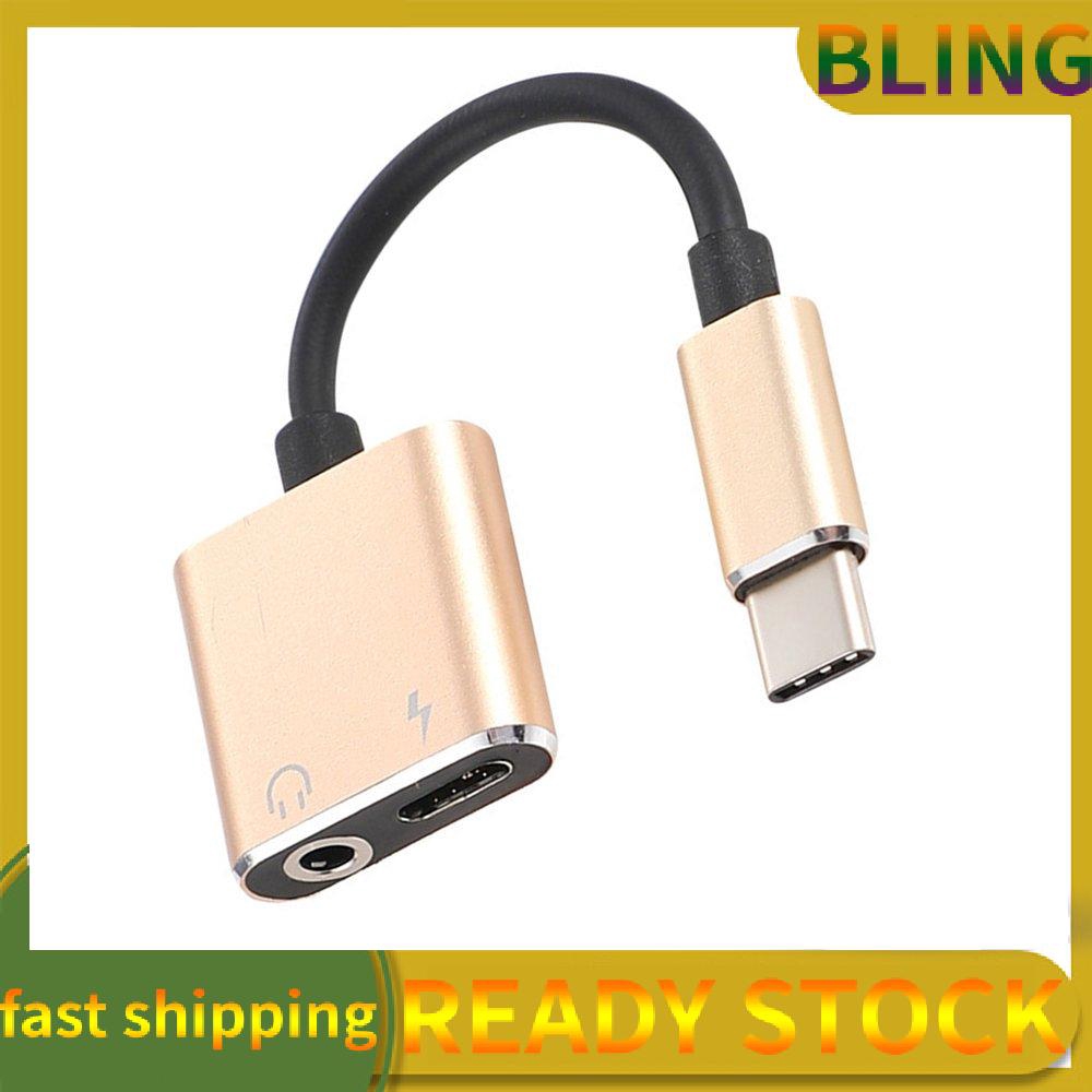 Dây Cáp Chuyển Đổi Usb C Sang Jack 3.5 Type C 2 Trong 1 Đầu Cắm 3.5mm