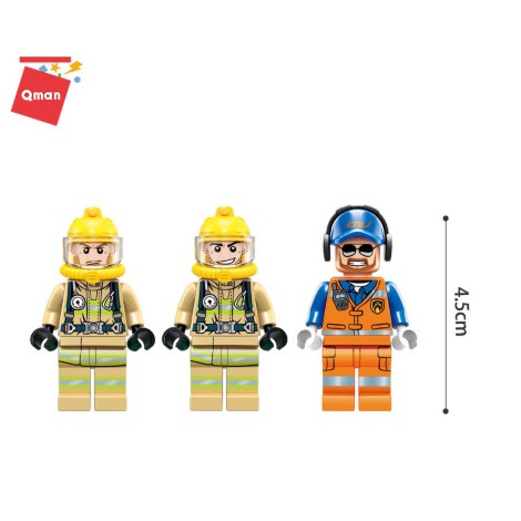 QMAN2806 - BỘ LẮP RÁP LEGO CỨU HỎA NGOÀI KHƠI