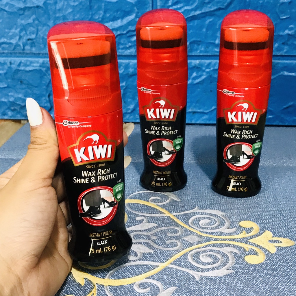 Xi nước đánh giầy KIWI màu đen 75ml ( khô nhanh )