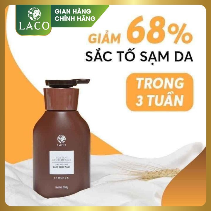 Sữa Tắm Trắng Da Sake Giảm Mụn Lưng ,Giảm Viêm Lỗ Chân Lông 290g | BigBuy360 - bigbuy360.vn