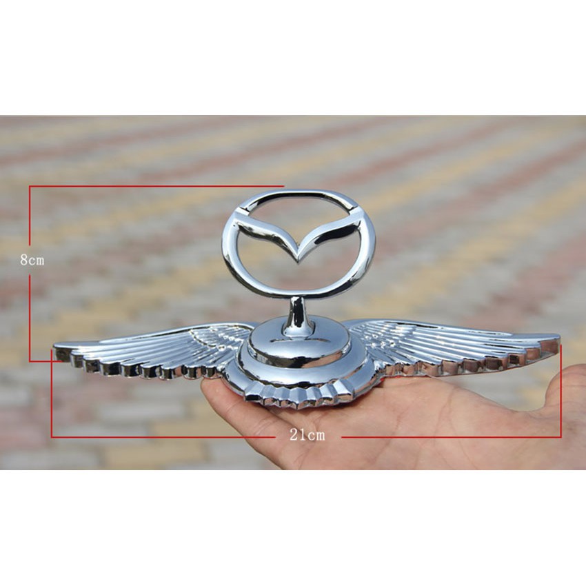 Biểu tượng logo Mazda cánh chim đặt nắp capo CAO