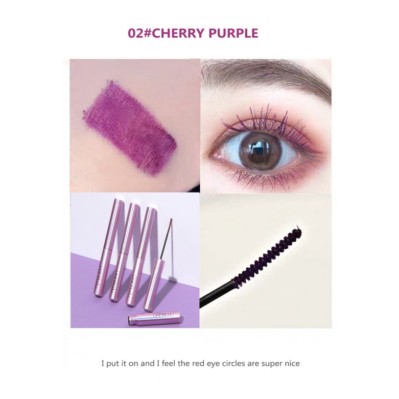 Mascara đầu cọ nhỏ kháng nước lâu trôi chuốt mi cong vút và dài hơn 4 màu tùy chọn thời trang
 | BigBuy360 - bigbuy360.vn