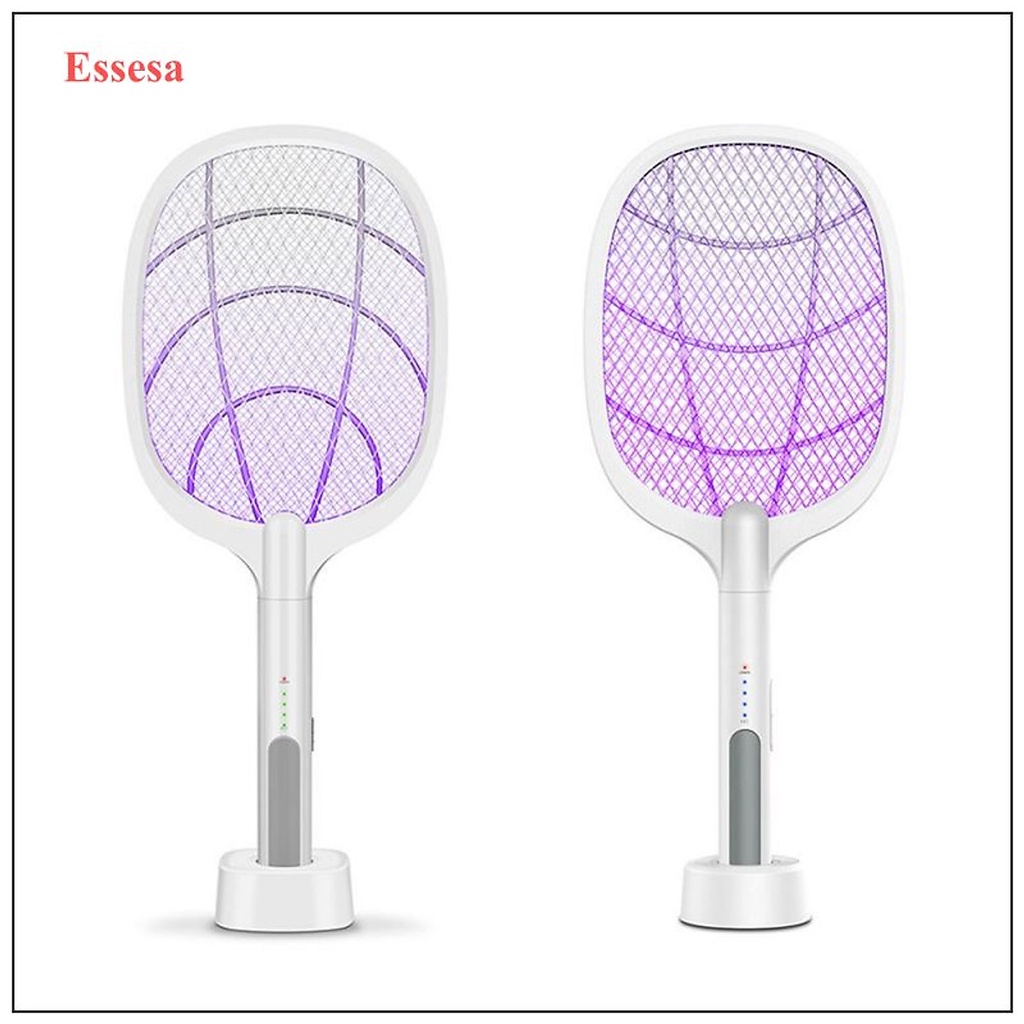 Vợt bắt muỗi tự đông, Vợt bắt muỗi kiêm đèn bắt muỗi sạc tự động VBM12