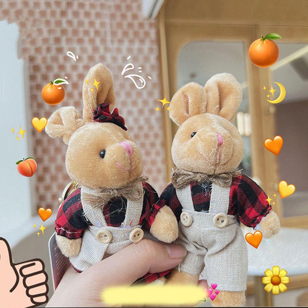 Móc Khóa Thỏ Bông Hoạt Hình Đáng Yêu Dành Cho Nữ