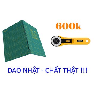 [ OLFA Chính Hãng ] Dao cắt da, vải OLFA RTY - 2G 45mm + Bảng cắt FCM - A3