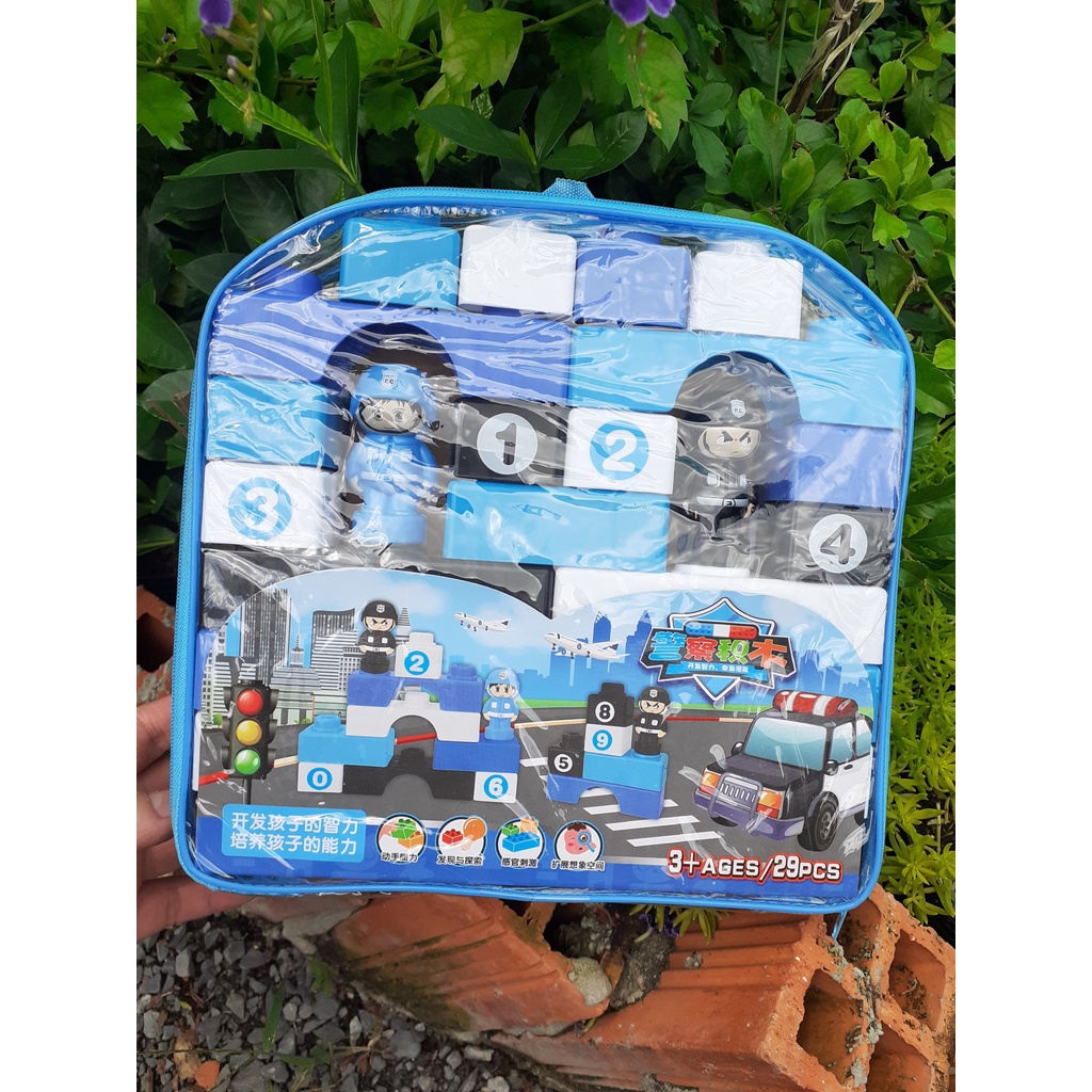 Balo xếp hình loại to nhiều mẫu - Smart Baby