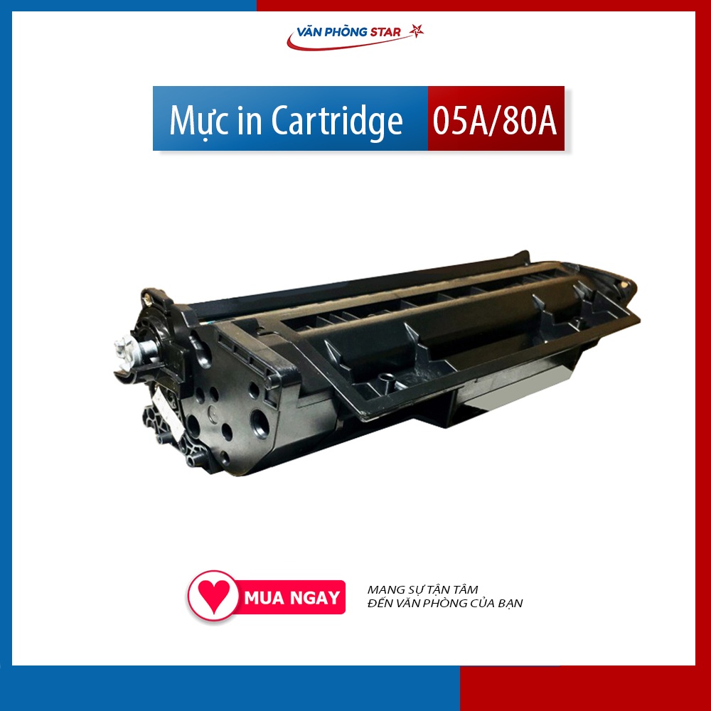 Hộp mực 05A 80A dùng cho máy in HP LaserJet P2035,2055/Canon LBP 6650/6650DN có lỗ đổ mực dung lượng 2700 trang in