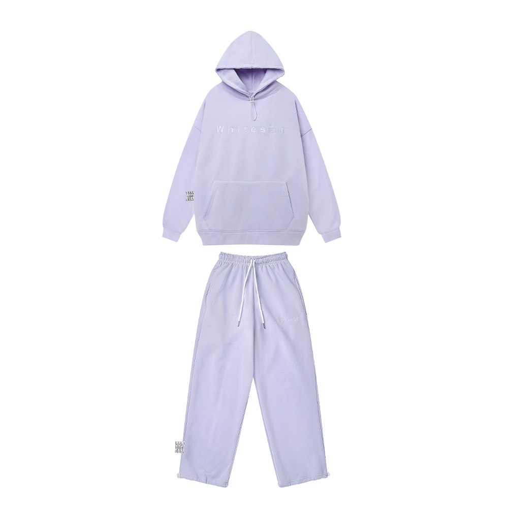 SET HOODIE + SWEATPANTS "LOGO SS21" PURPOSE ROSE