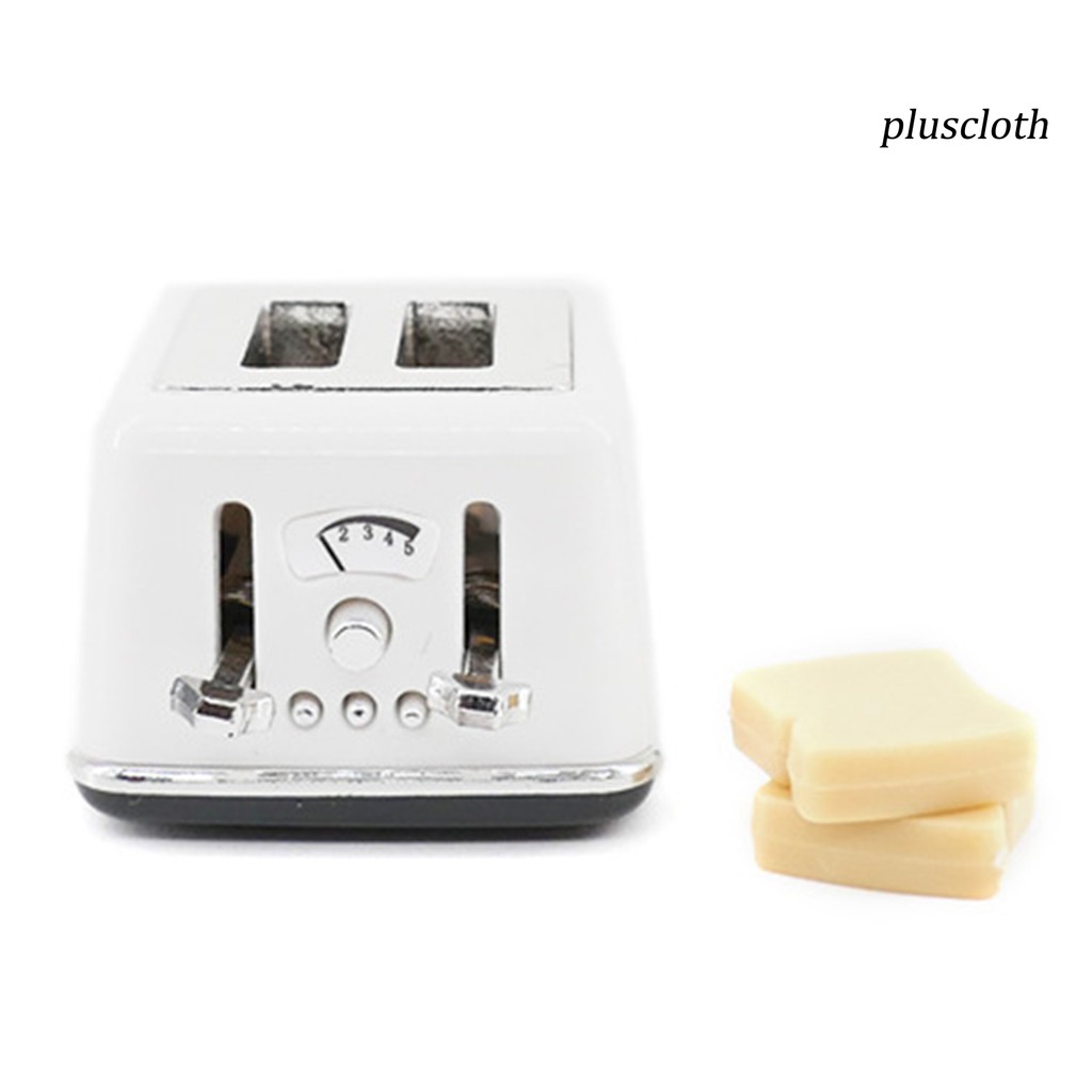 Mô Hình Máy Nướng Bánh Mì Mini Tỉ Lệ 1 / 12 Trang Trí Nhà Búp Bê