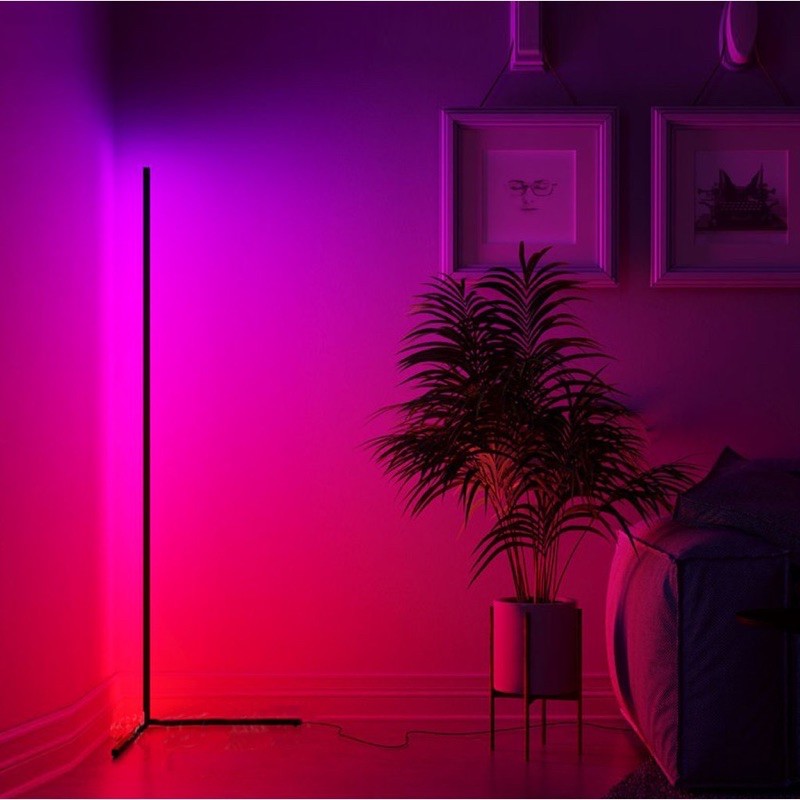 Đèn led góc tường light corner RGB 2021 trang trí phòng: khách ,ngủ, game, điều khiển qua App hàng có sẵn