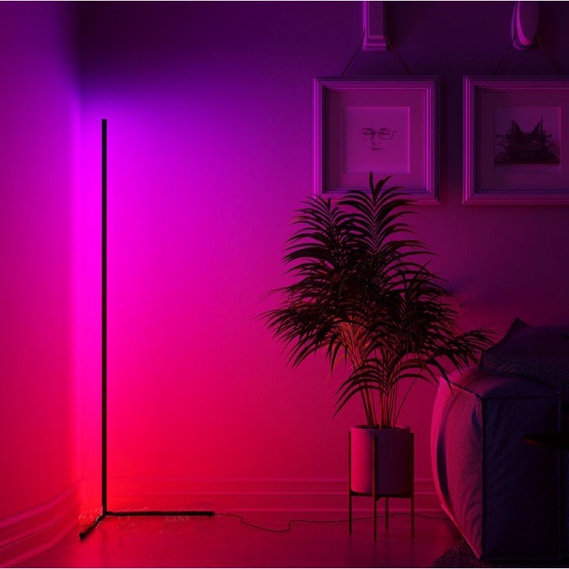 [BH 1 ĐỔI 1] Đèn led góc tường light corner RGB 2021 trang trí phòng: khách ,ngủ, game, điều khiển qua App hàng có sẵn