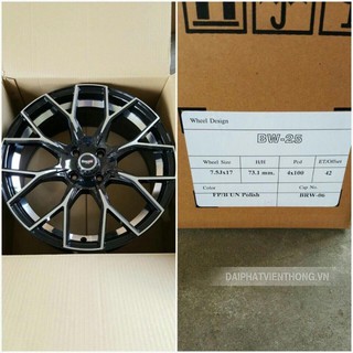 068 Mâm lazang xe ô tô 17 inch Audi độc