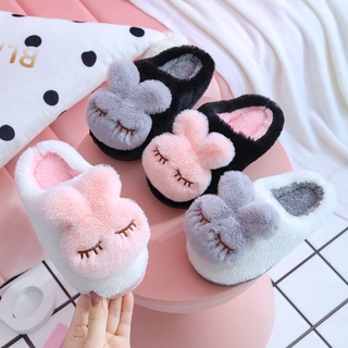 Đôi Dép Bông Đi Trong Nhà Đế Mềm Chống Trượt Họa Tiết Hoạt Hình Độc Đáo Cho Bé