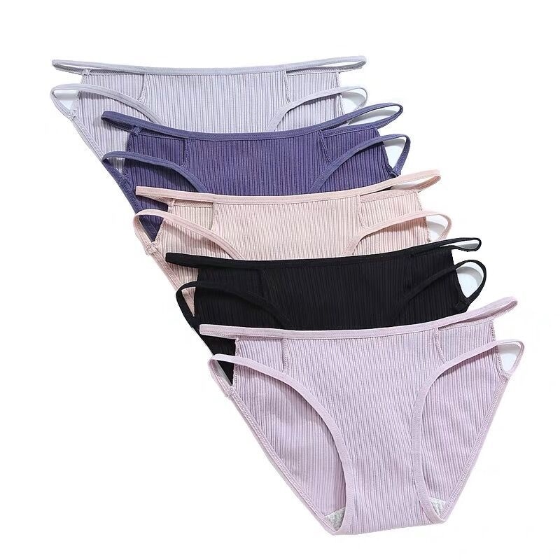 Quần Lót Nữ Cotton Đẹp Cao Cấp Thấm Hút Mồ Hôi Siêu Co Giãn Dây Eo CT07 - Her Sleepwear