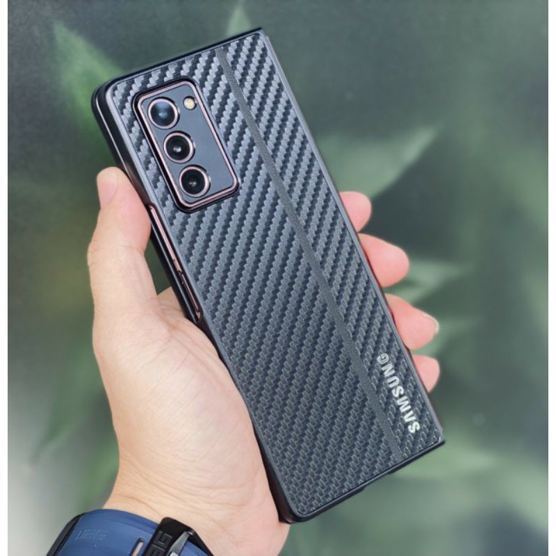 ốp lưng samsung galaxy Z FOLD 2 / FOLD2 đã , vân cacbon thiết kế chuẩn đẹp