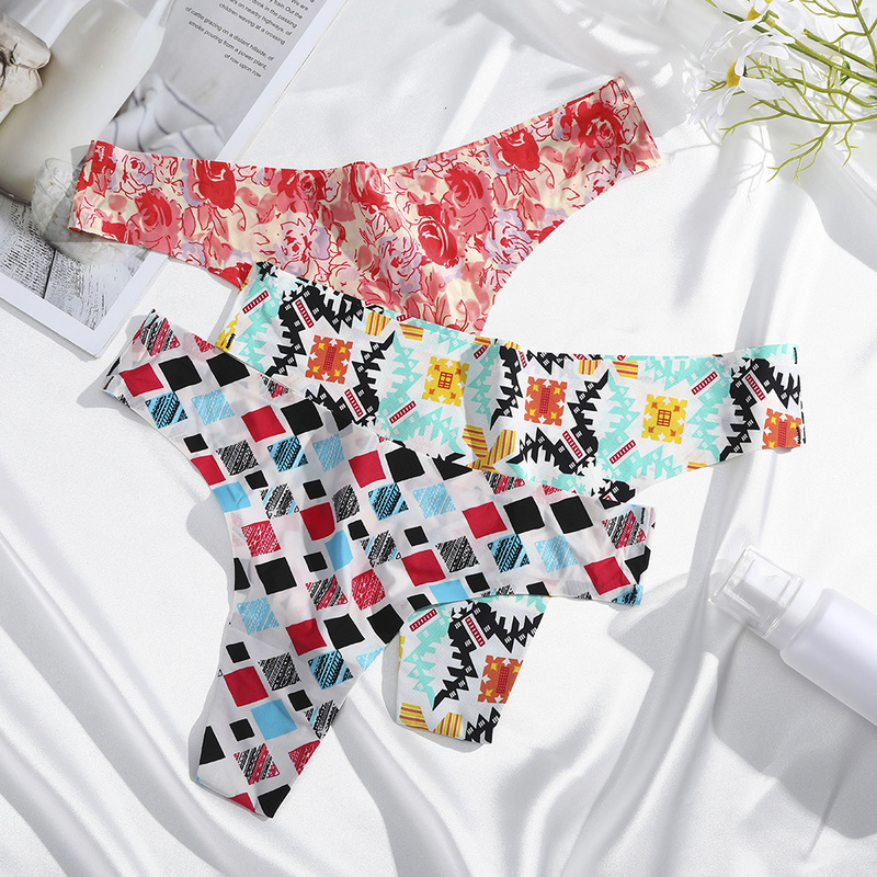 Quần Lót Levao Từ Lụa Lưng Thấp Họa Tiết Da Báo Gợi Cảm Cho Nữ