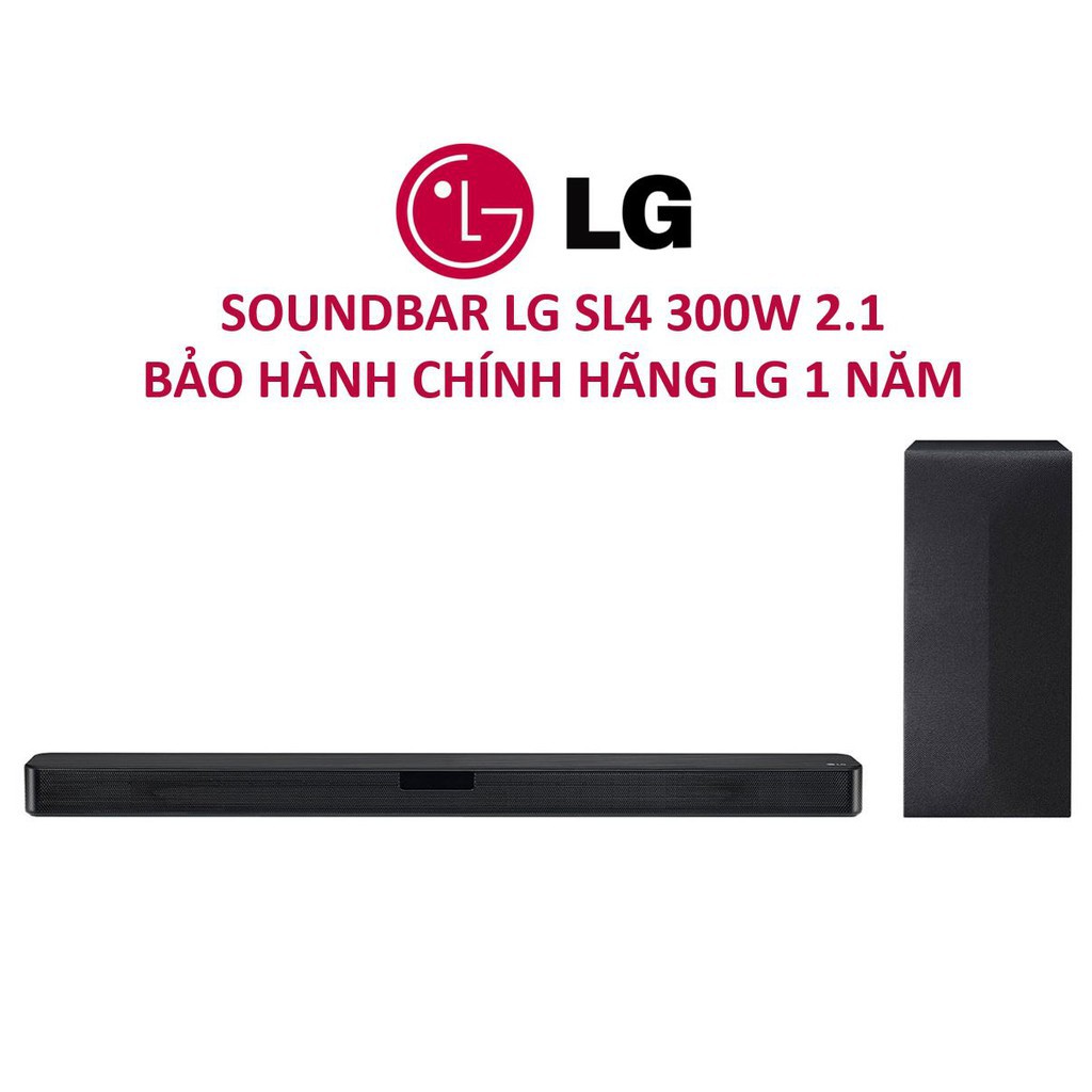 [Mã ELHACE giảm 4% đơn 300K] Loa thanh soundbar LG 2.1 SL4 300W