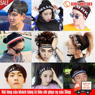 Băng Đô Headband Làm Phụ KiệnThời Trang - Băng Cố Định Tóc Kiêm Thấm Hút Mồ Hôi Cho Nam Và Nữ