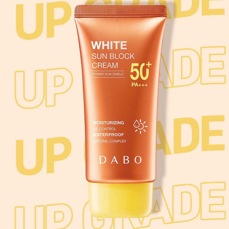 Hàng Chính Hãng- Kem chống nắng trắng mềm da hoa cúc DABO WHITENING SUN BLOCK spf 50 pa +++ Hàn quốc 70ml