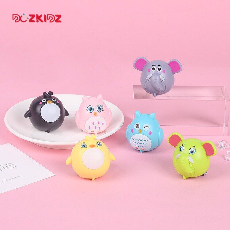 Đồ chơi, bộ 3 con vật chạy đà ngộ nghĩnh mini size, đồ chơi cho bé từ 6 tháng tuổi trở lên - DOZKIDZ