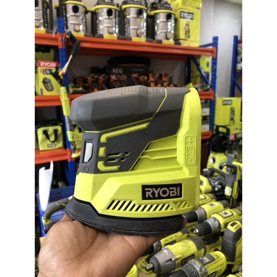Thân máy chà nhám pin 18v ryobi 18v r18ps-0 - 90% bảo hành 1 tháng
