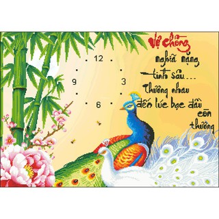 Tranh Thêu Chữ Thập Vợ Chồng 40