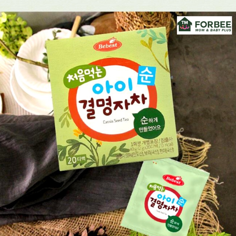 Trà Hạt Muồng (Quyết Minh Tử) BEBEST - Dành cho trẻ từ 6 tháng tuổi (40g/hộp) - FORBEE