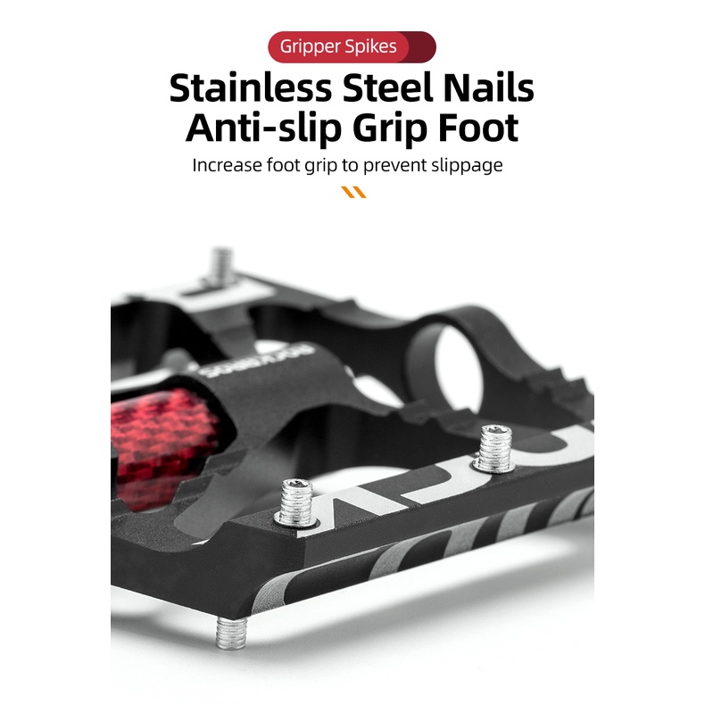 [Fulfilled by Shopee] Bàn đạp xe đạp ROCKBROS bằng hợp kim nhôm siêu nhẹ độc đáo