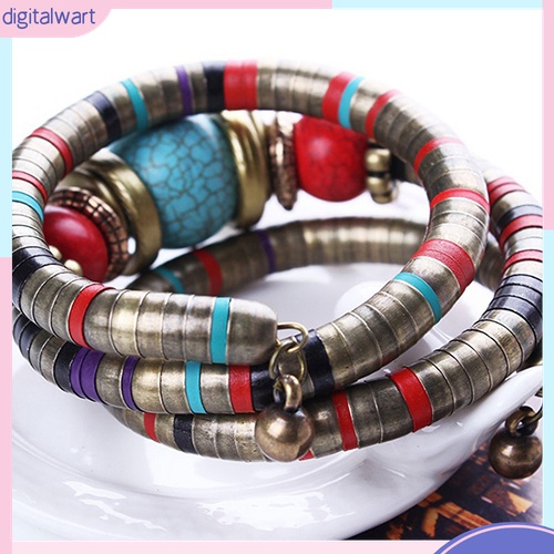 Vòng Tay Chuỗi Hạt Nhiều Lớp Phong Cách Bohemian Cho Nữ