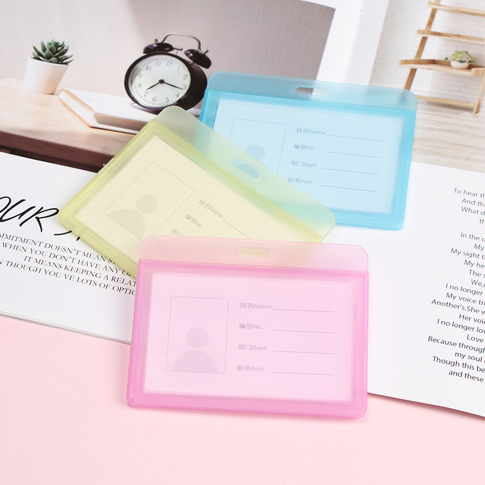 Bao đựng thẻ màu sắc trong suốt thời trang