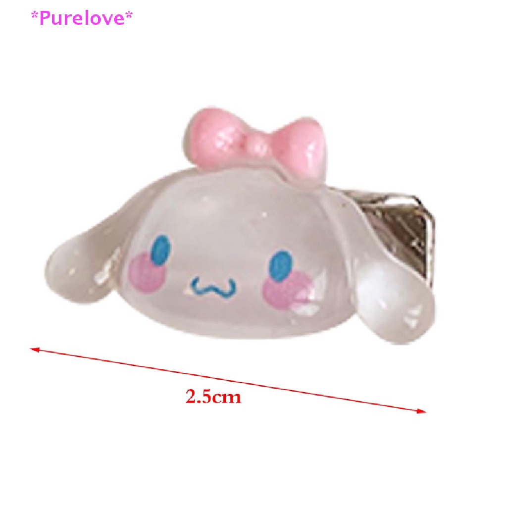 SANRIO Set 1 / 5 Kẹp Tóc Mini Hình Chú Chó Yugui Dễ Thương Cho Nữ Mới