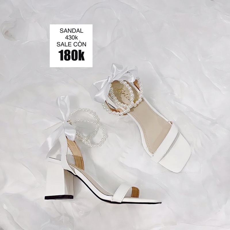 Sandal quấn cổ dây ngọc
