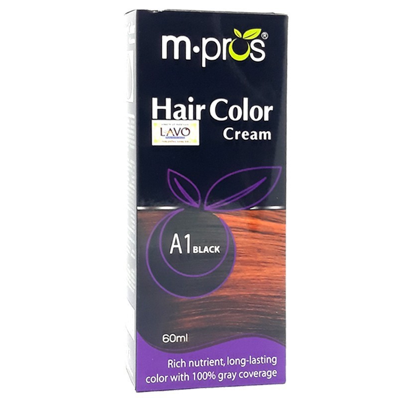 Nhuộm Phủ Bạc 100% Mpros 60ml - A1 (Màu Đen) & A3 (Màu Nâu) | BigBuy360 - bigbuy360.vn