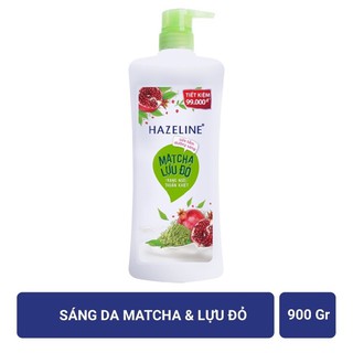 Sữa tắm Hazeline 900gr matcha lựu đỏ