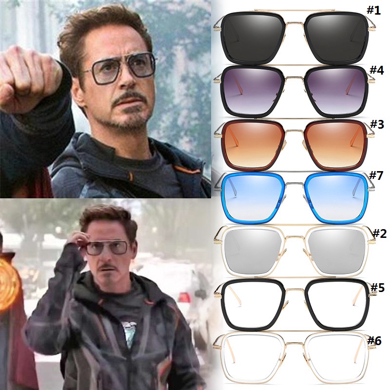 Mắt kính theo phong cách Tony Stark thời trang