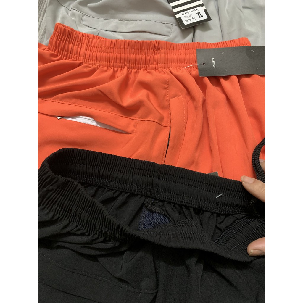 Quần đùi nam thể thao, quần short nam, quần ngố chất gió co giãn 4 chiều , 3 túi khóa kéo( ảnh chụp thật 100% ) | BigBuy360 - bigbuy360.vn