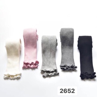 Quần legging len thun gân bé gái