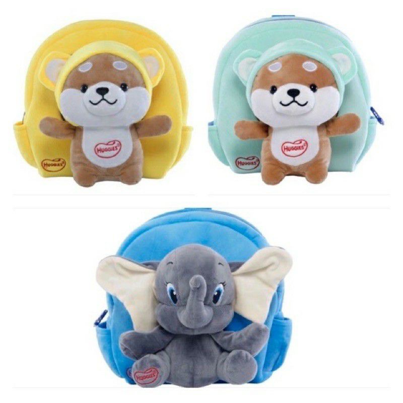 [Mã 256FMCGSALE giảm 8% đơn 500K] Balo cho bé Huggies ( Thú Bông có thể tách rời )