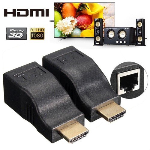 [Mã ELHACE giảm 4% đơn 300K] 4K HD Extender 30M Nối Dài HDMI Chuẩn 4K bằng Dây LAN 30m