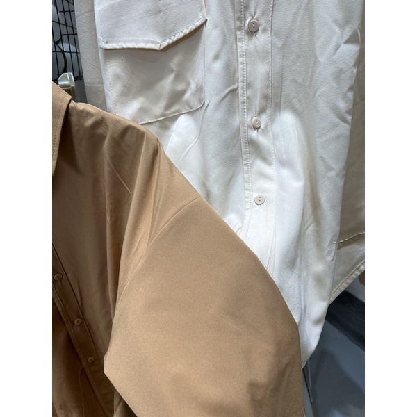 Sơ mi thô mềm vặt tôm một túi Bigsize 55-80kg (hình thật cận chất vải )